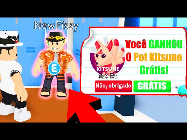 🐣 GANHAMOS o NOVO PET KITSUNE + RECOMPENSAS no ADOPT ME - Roblox