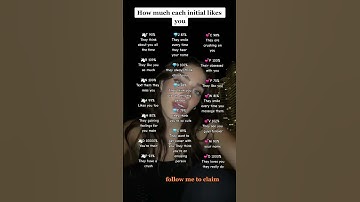 How much each initial likes you#fyp #crush #sad #love#fy #fyp #yoursign #initials