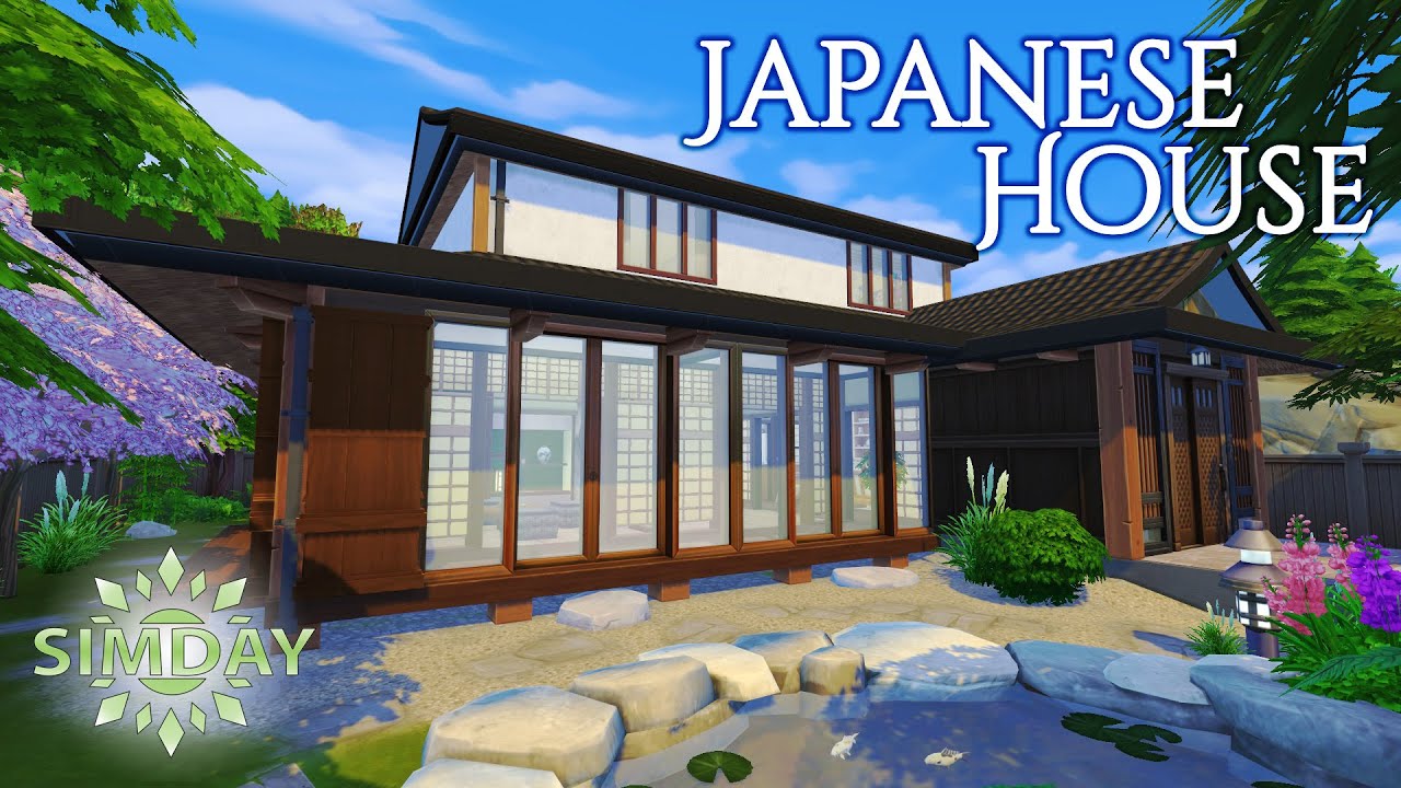Japanese House Relaxing The Sims 4 Stop Motion Speed Build Youtube