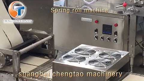 Spring roll samosa sheet making machine