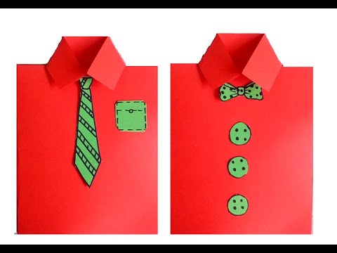 DIY: Vatertagskarte als