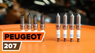 How to replace Engine spark plug on PEUGEOT 207 (WA_, WC_) - video tutorial