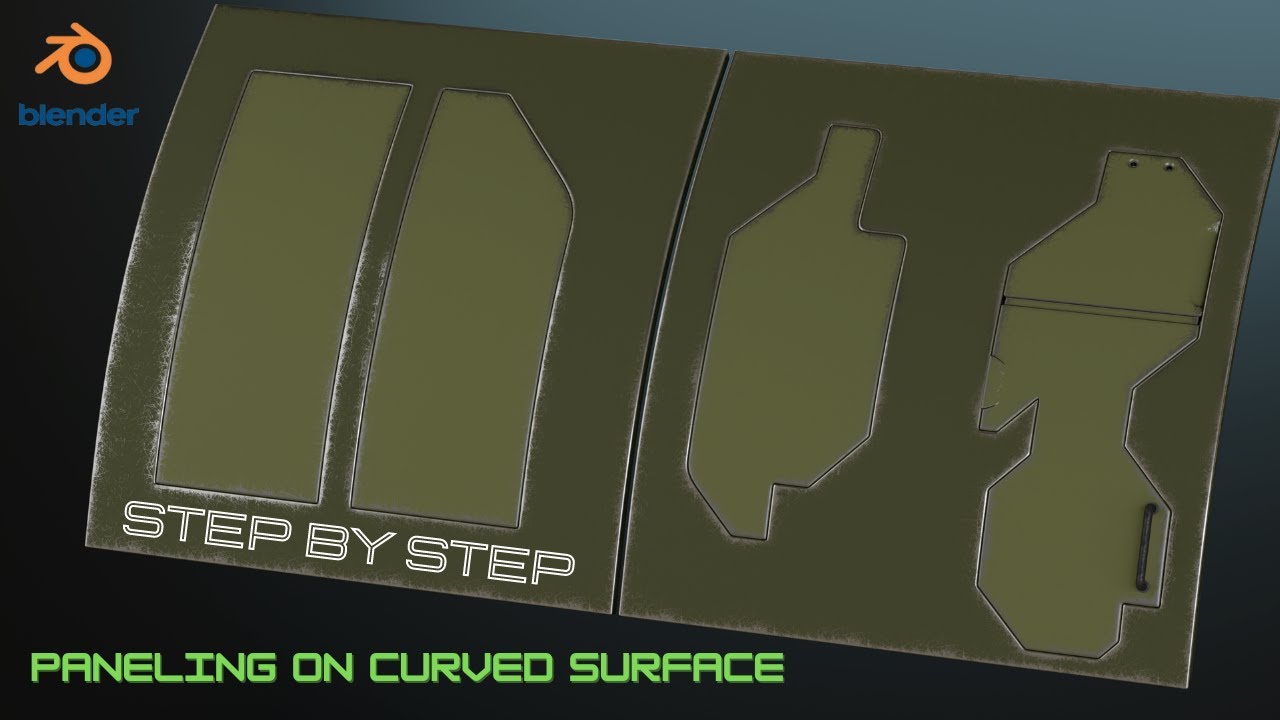 Blender 3.4 Hard Surface Modeling Sci Fi Panels #blender # ...
