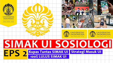 Pembahasan Soal SIMAK UI Sosiologi - Eps 2