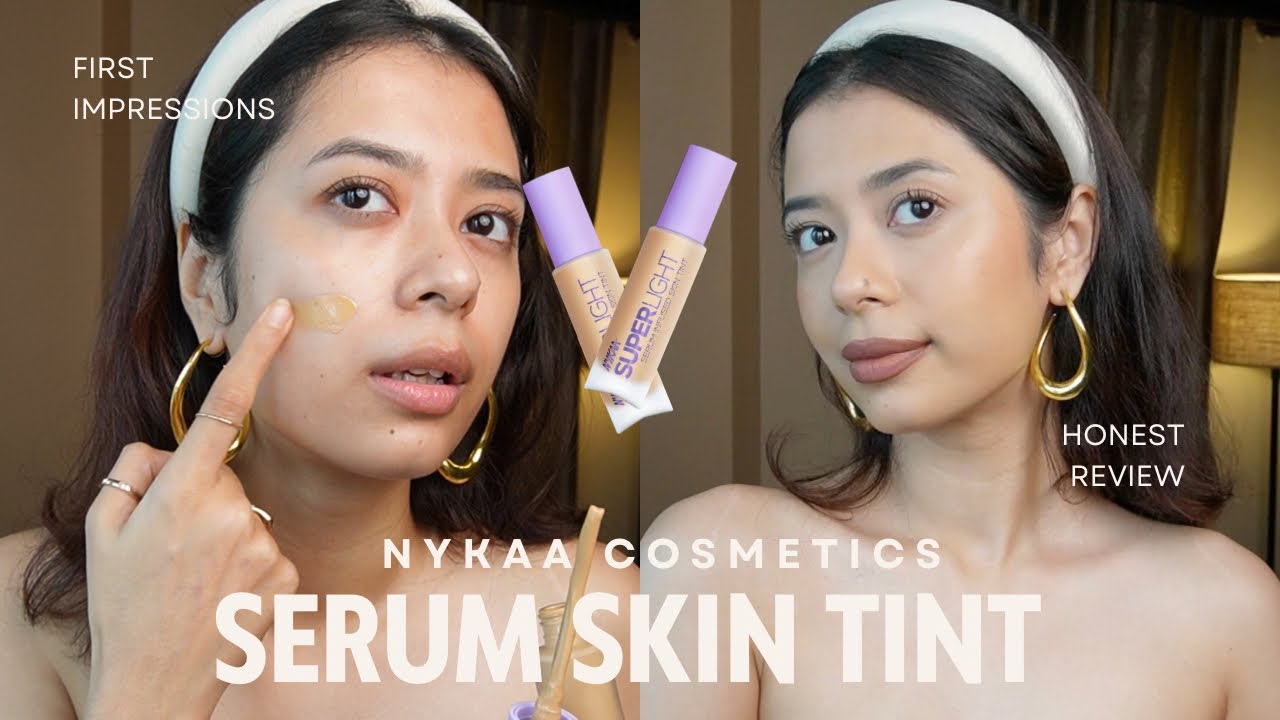Nykaa Skin Tint Honest Review| My skin but better | First Impressions | 