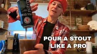 How to Pour a Stout from a Can- Beer Review: Left Hand Brewery Milk Stout