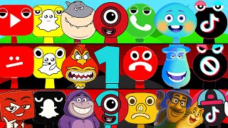 Incredibox Sprunki OC Phase 1 to Phase 3 Emoji 58, Mr. Shark (from The Bad Guys 2), Call, Soul