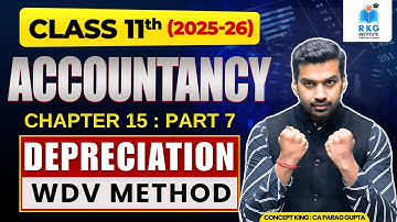 Important Questions (WDV Method) | Ch 15 Part 7 | Class 11 Accountancy