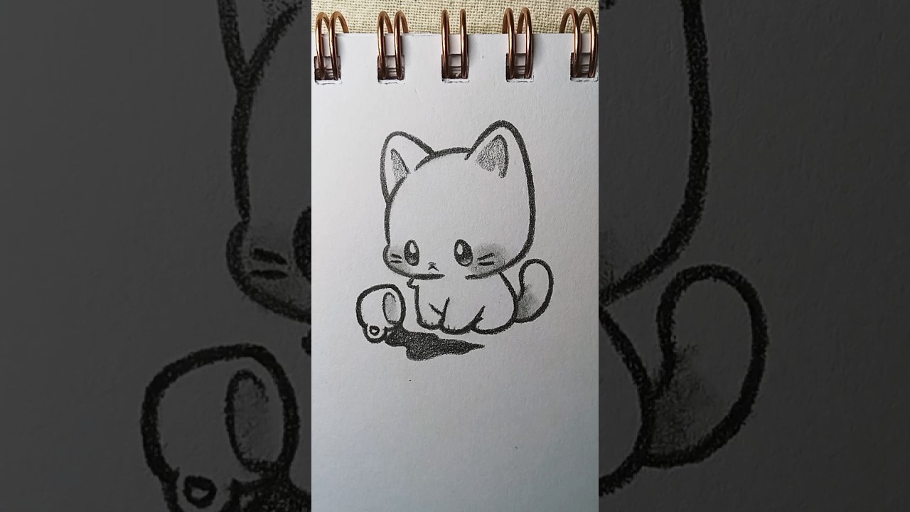 Cute Things to Draw When Bored ✍️ Part 38 #drawing #art #cute #cat #easy #sketch #tutorial #simple