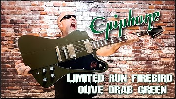 EPIPHONE LIMITED EDITION OLIVE DRAB FIREBIRD