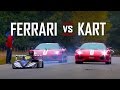 FERRARI vs GO KART / SUPERKART - Who wins battle in top gear race - 360 Challenge Stradale | SCC TV