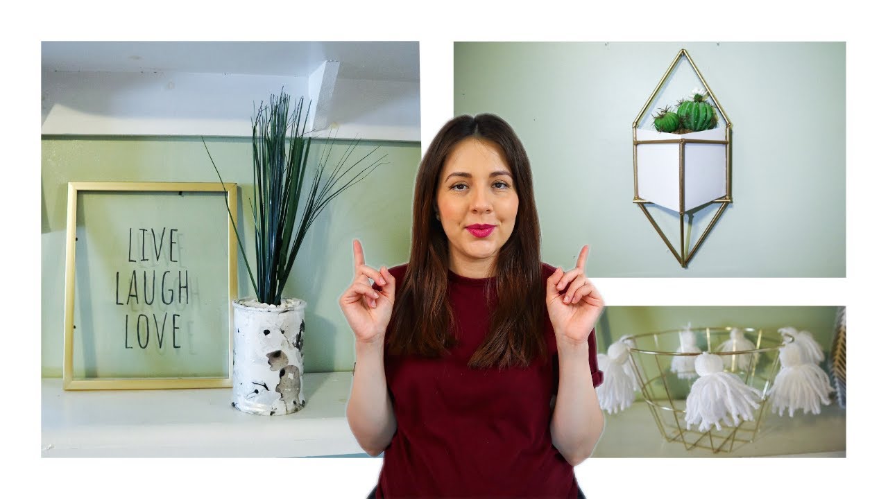 Ideas para decorar con productos de Dollar Tree DIY | Manualidades para
