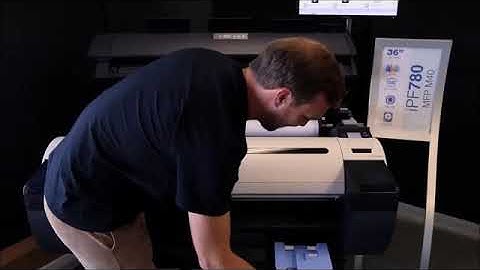 Replacing Maintenance Cartridge Canon iPF