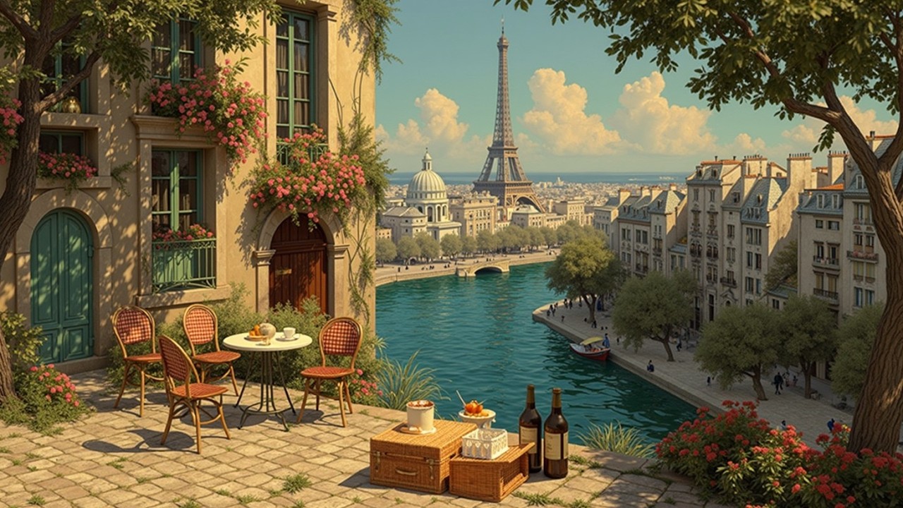Парижское кафе, вальс ~ Мягкая французская инструментальная музыка для расслабляющей атмосферы