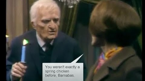 Dark Shadows Annotations - Julia Wants Old Barnabas