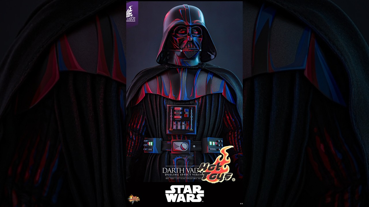DARTH VADER (DUELING EFFECT VERSION) Hot Toys Sixth Scale Figure