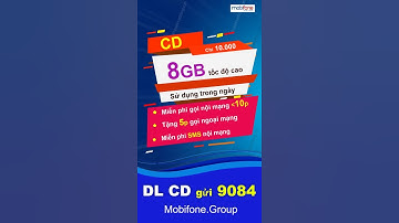 Cách đăng ký 4g mobifone ngày data cực khủng. Gói cước CD
