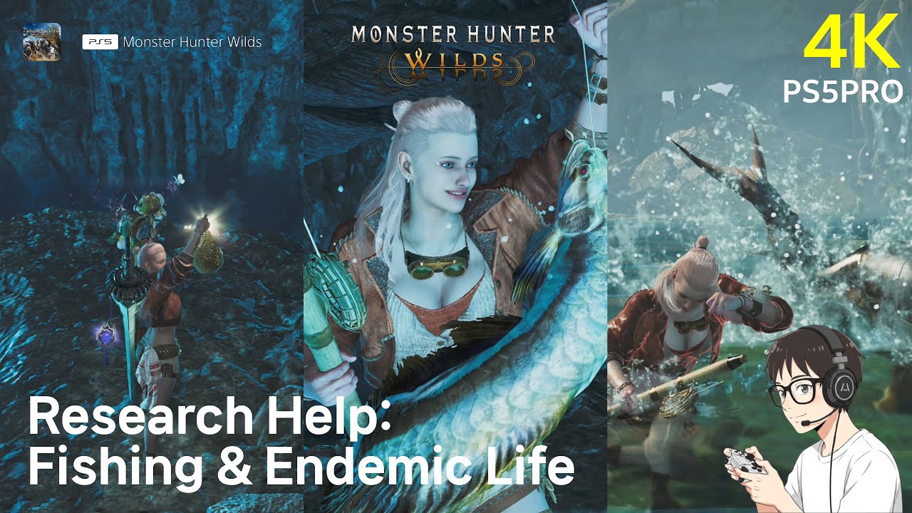 MONSTER HUNTER WILDS October 22, (2025) Research Help: Fishing & Endemic Life