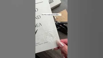 Custom embosser | See how I customize my books #personalized #embossing
