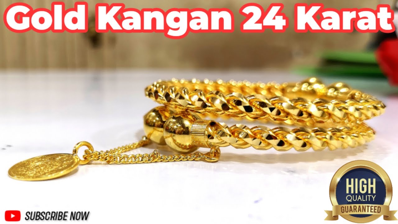 24 karat gold kangan design | 115 gram kangan design | sone ka kangan | gold bangles designs 2022