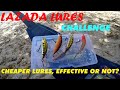 LAZADA LURES  PART#1 | MURANG PAMAIN SA LAZADA, MABISA BA? | FIELD TEST | MULTI SPECIES CATCH