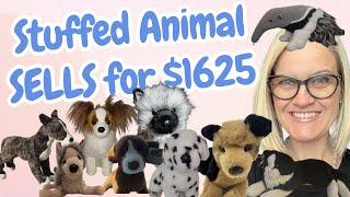 Sold for $1625 on ebay Douglas Plush Selling for Big Money Stuffed Animals you can Flip
