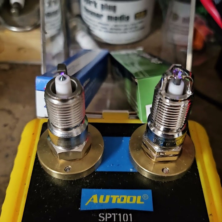 Spark plug test AC Delco vs E3 automobile mechanic diy sparkplug tahoe YouTube