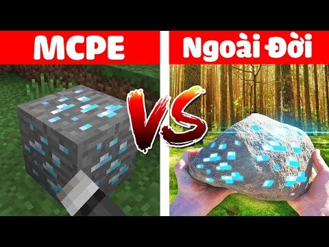 KHÁM PHÁ BÊN TRONG THẾ GIỚI MCPE GIỐNG ĐỜI THỰC TRONG MCPE | Thử Thách SlenderMan