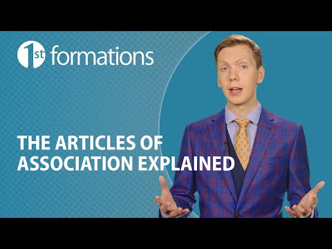 Video: Articles Of Association As Constituent Document