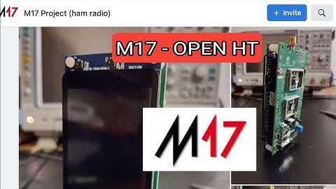 M17 PROJECT - OpenHT, a truly all mode radio