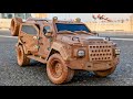 I Built The Armoured Car Knight XV from Fast & Furious | ASMR Wood Carving Art