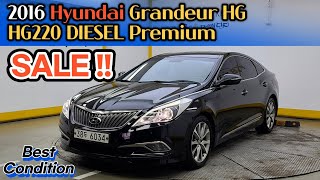 💥 Продажа!! 2016 Hyundai Grandeur HG HG220 DIESEL Premium