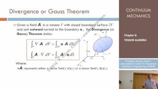 Continuum Mechanics - Ch 0 - Lecture 7 - Integral Theorems