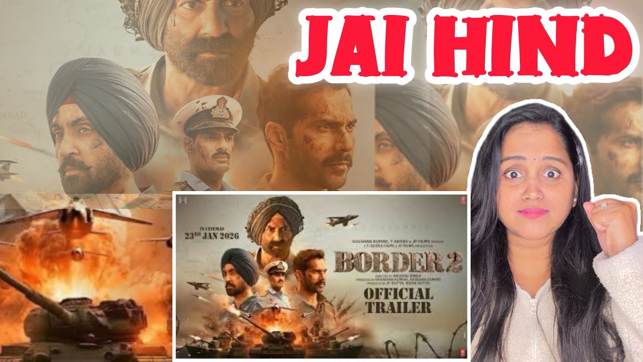 Border 2 Official Trailer Reaction | Deshbhakti On Peak 🇮🇳 | UnstoppableReactorr