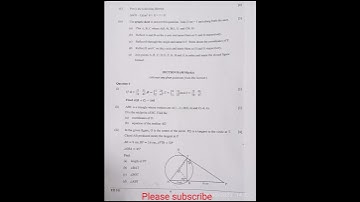 ICSE Class 10th mathematics question paper with answer key 2023 board exam|