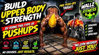 Build Upper Body Strength With Pike Push-Ups! 💪🔥