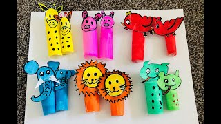DIY Finger puppet | Finger family | How to make Paper finger puppets