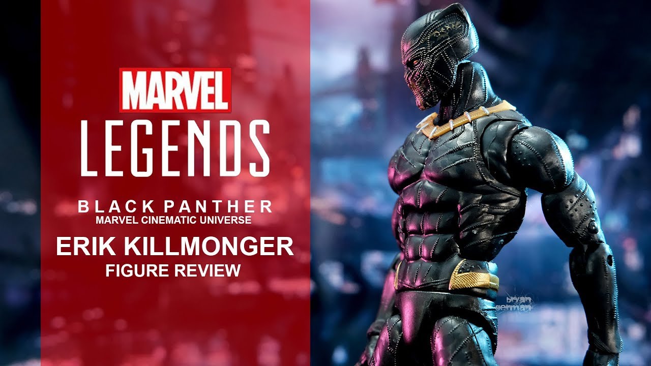 Marvel Legends Black Panther (MCU) Erik Killmonger Figure Review - YouTube