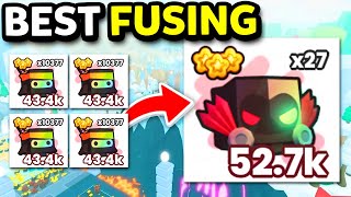 *NEW* OP FUSING METHOD For FULL TEAM OF RAINBOW CYBORG DOMINUS In Pet Simulator 99