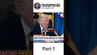 Donald Trump Speech Part 1