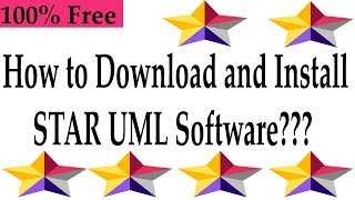 How To download and install staruml || StarUml- How to make uml diagrams