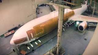 Painting of a Boeing 777 | Timelaspe | Emirates Airline