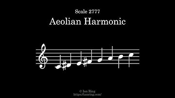 Scale 2777: Aeolian Harmonic