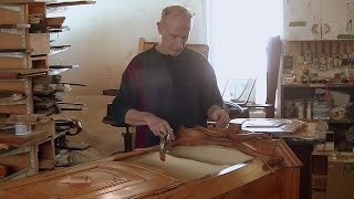 Restoring a Swiss Antique Cabinet  Thomas Johnson Antique Furniture Restoration