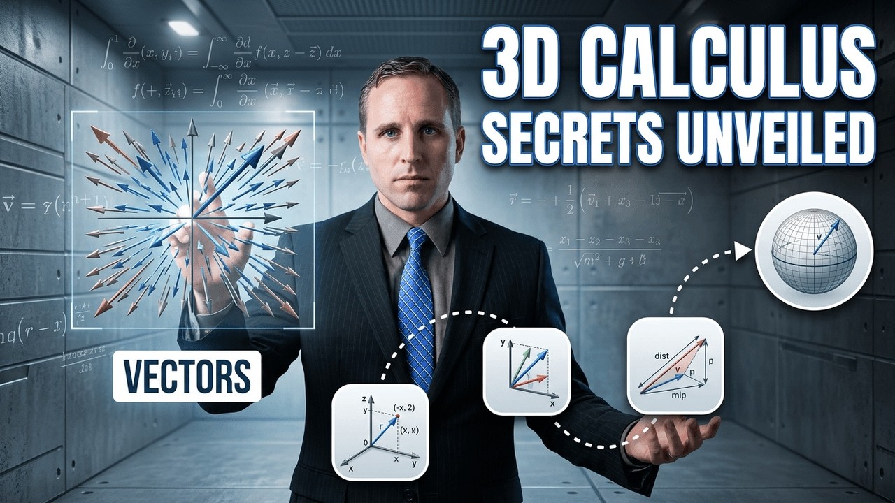 Learn 3D Calculus Fast | Vectors, Distance & Space Explained - YouTube