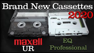 "New" Maxell UR & New EQ Professional - 2020 - Type 1 Cassettes