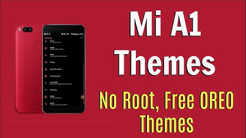 How to Install Themes On Mi A1 Without Substratum, No Root - FREE Mi A1 Themes
