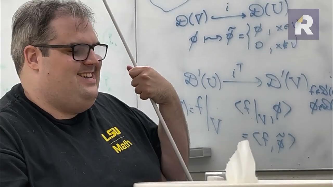 Blind lsu math graduate student shares struggles at university youtube