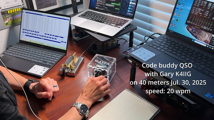 Code Buddy QSO - Gary K4IIG - 7/30/2025 #hamradio #cw #morsecode #skcc #morse #ragchew
