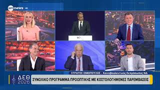 Ο κοινοβουλευτικός εκπρόσωπος της ΝΔ, Στράτος Σιμόπουλος, στο ΕΡΤnews για τα μέτρα της ΔΕΘ